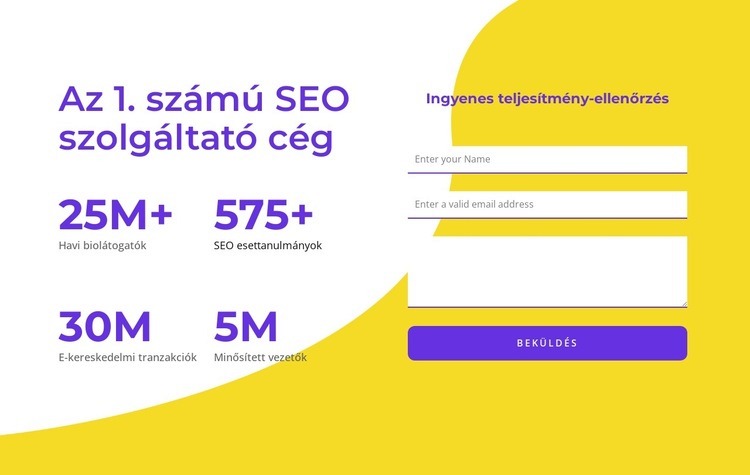 SEO szolgáltató cég vagyunk CSS sablon