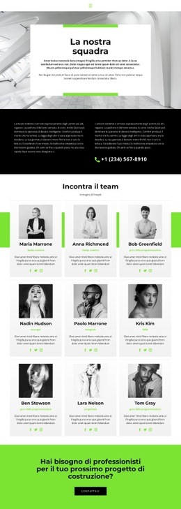 La Squadra Porta Al Successo - HTML Template Builder