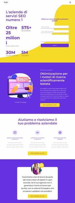 Azienda Di Servizi SEO - HTML Page Maker