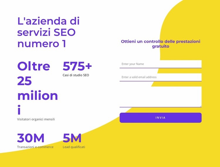 Siamo una società di servizi SEO Progettazione di siti web