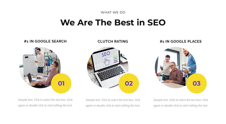 We are the best in seo Joomla Template