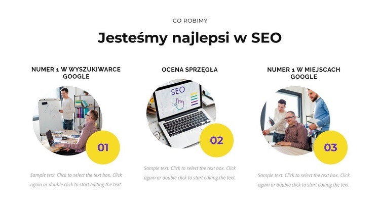 Jesteśmy najlepsi w seo Kreator witryn internetowych HTML