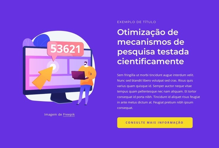 SEO testado cientificamente Design do site