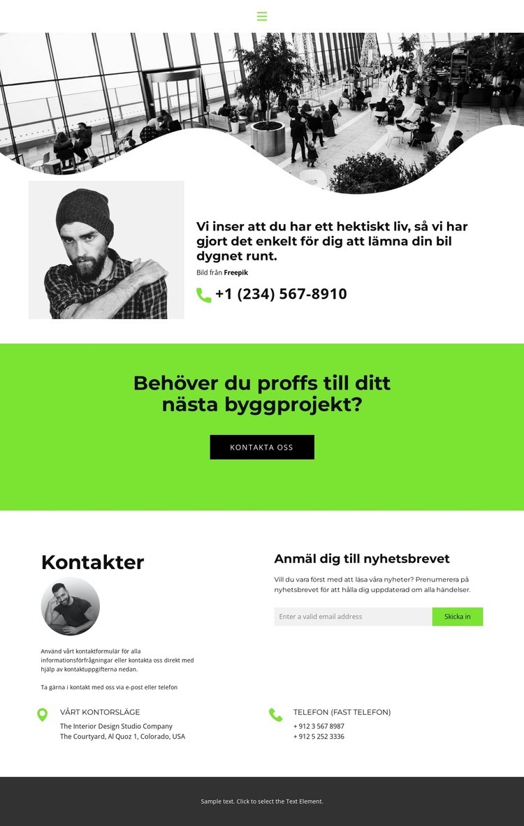 chatta med oss HTML-mall