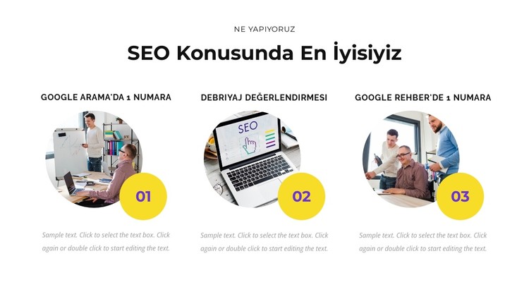 Seo'da en iyisiyiz CSS Şablonu