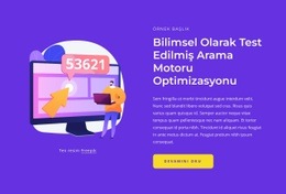 Bilimsel Olarak Test Edilmiş SEO - Çok Amaçlı HTML5 Şablonu