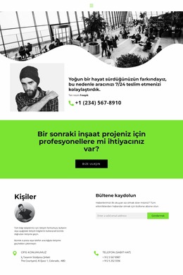 Bizle Sohbet Et - Özelleştirilebilir Profesyonel Joomla Şablonu