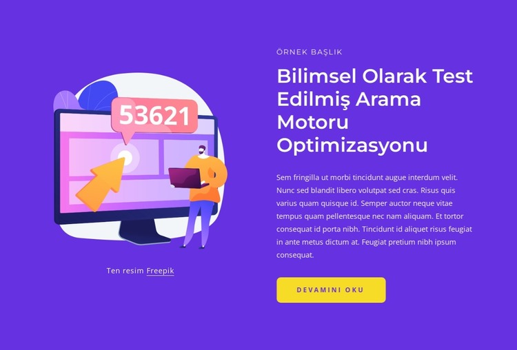 Bilimsel olarak test edilmiş SEO Joomla Şablonu