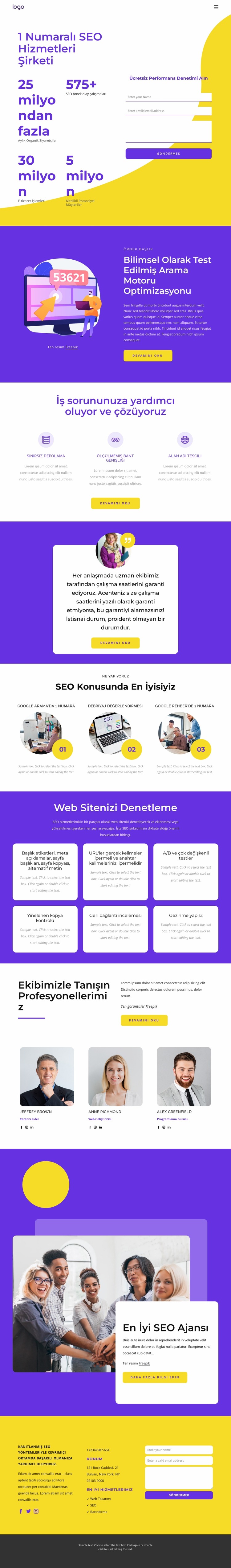 SEO hizmetleri şirketi Joomla Şablonu