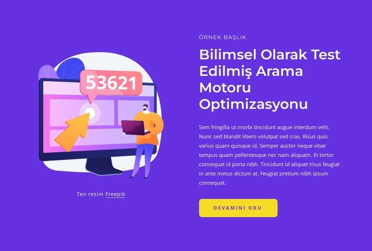 Bilimsel olarak test edilmiş SEO Web Sitesi Oluşturucu Şablonları