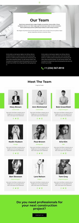 Team Leads To Success - Multi-Purpose Landing Page