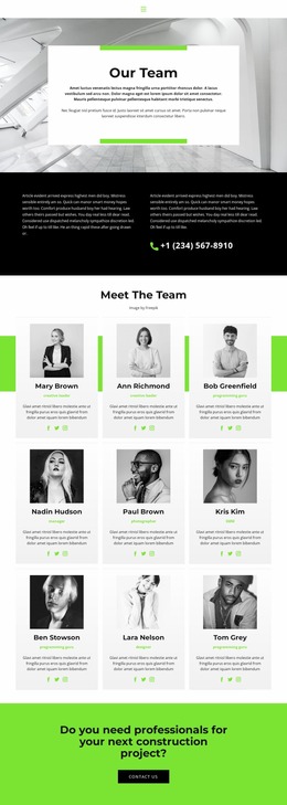 Team Leads To Success - Functionality WordPress Site Builder