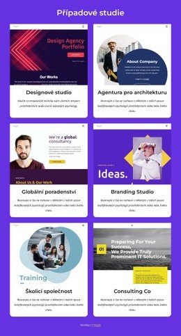 Kreativní Poradenství Se Specializací Na Vyjádření Značky - Moderní Design Stránek