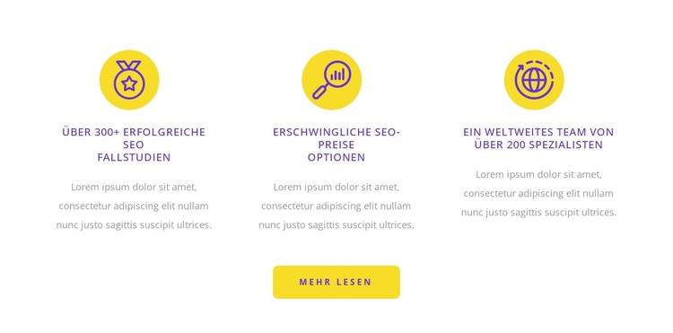 Suchmaschinenoptimierung CSS-Vorlage