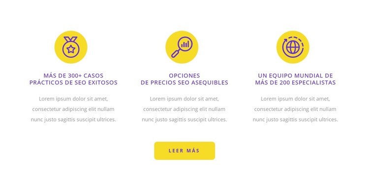 Optimización de motores de búsqueda Creador de sitios web HTML