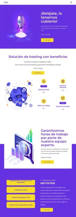 Los Mejores Servicios De SEO - Inspiración Para El Diseño De Sitios Web