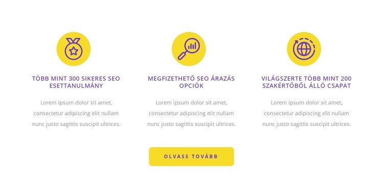 Keresőoptimalizáció HTML Sablon