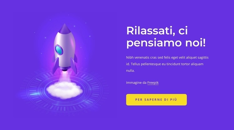 Relax, we got you covered Progettazione di siti web