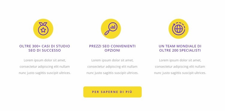 Ottimizzazione del motore di ricerca Mockup del sito web