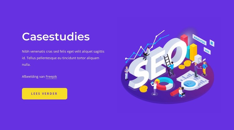 SEO-casestudies HTML-sjabloon