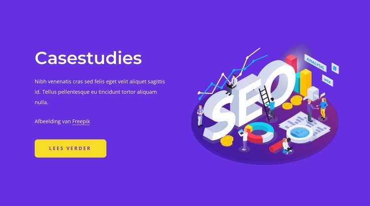 SEO-casestudies Joomla-sjabloon