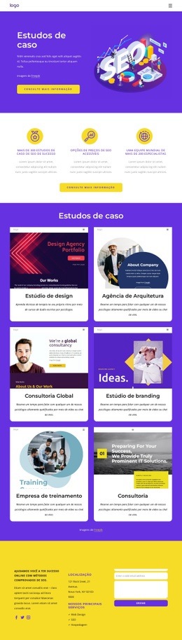 Página De Portfólio