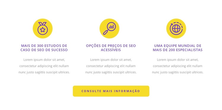 Motor de Otimização de Busca Modelo de site