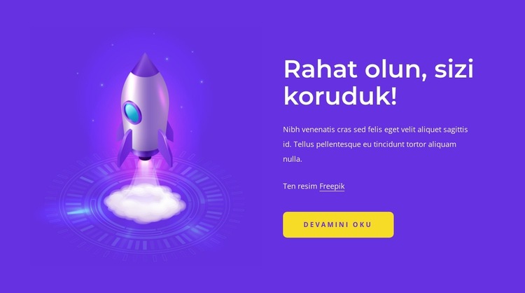 Relax, we got you covered Web Sitesi Şablonu