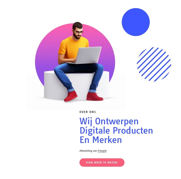 Wij ontwerpen geweldige digitale producten HTML-sjabloon