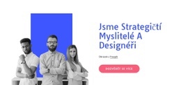 Multidisciplinární Tým Designérů A Vývojářů – Šablona Stránky HTML