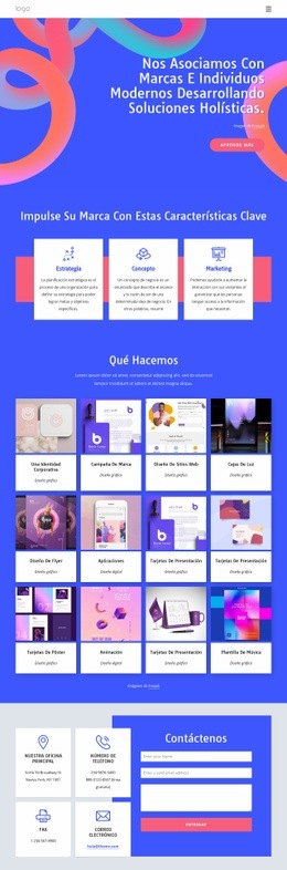 Creamos Marcas Como Experiencias Vivas Y Respirables.: Creador De Sitios Web Fácil De Usar