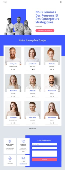 Pratique De Conception Multidisciplinaire Modèle CSS