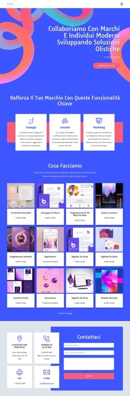 Creiamo Marchi Come Esperienze Di Respirazione Vivente - Design Del Sito Web Definitivo