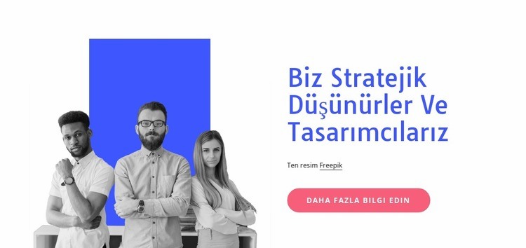 Tasarımcılardan ve geliştiricilerden oluşan multidisipliner ekip Html Web Sitesi Oluşturucu