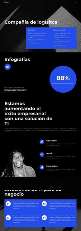 Configurar La Logística: Maqueta De Sitio Web Fácil De Usar