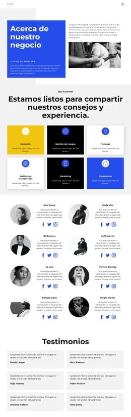 HTML5 Responsivo Para Sobre La Empresa De Logística