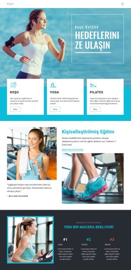 Spor Hedeflerinize Ulaşın - Modern HTML5 Şablonu