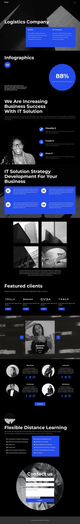 Infographics - Website Template by Nicepage