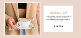 Itallian Café - HTML Template Generator