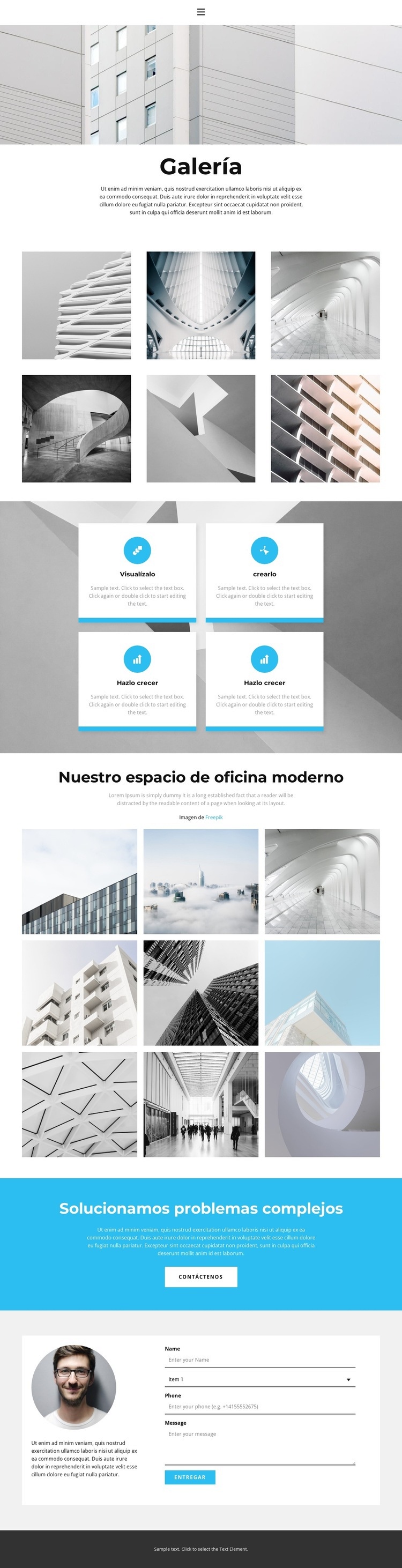 Esta es una propiedad nueva. Diseño de páginas web