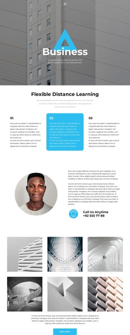 HTML Page Design For Building Bussiness