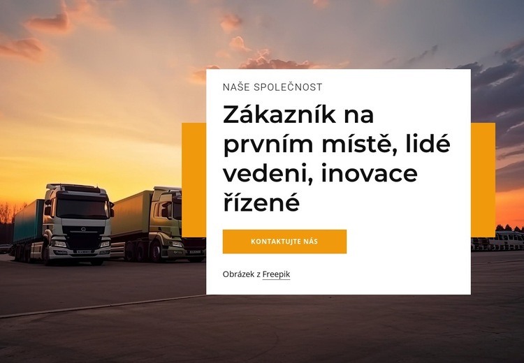 Globální lídr v oblasti logistiky Téma WordPress