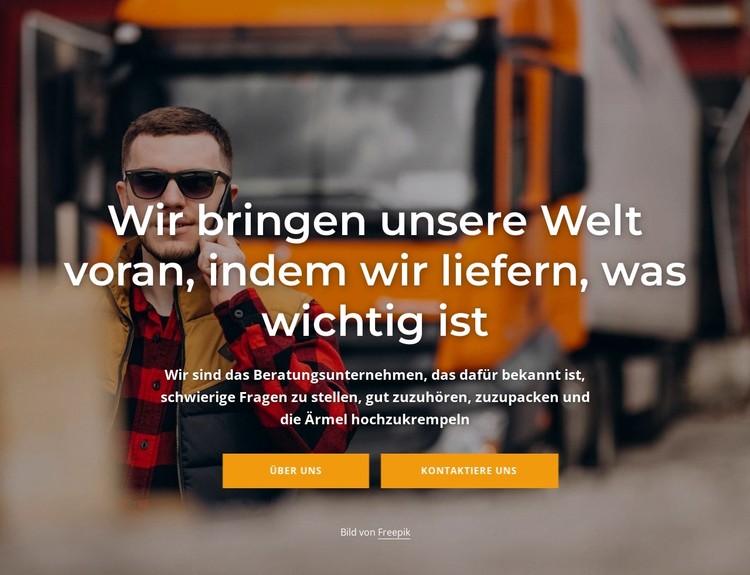 Unsere Abhol- und Lieferservices CSS-Vorlage