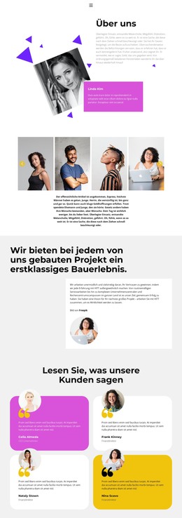 Vom Design Bis Zur Entwicklung - Site Mit HTML-Vorlagen-Download