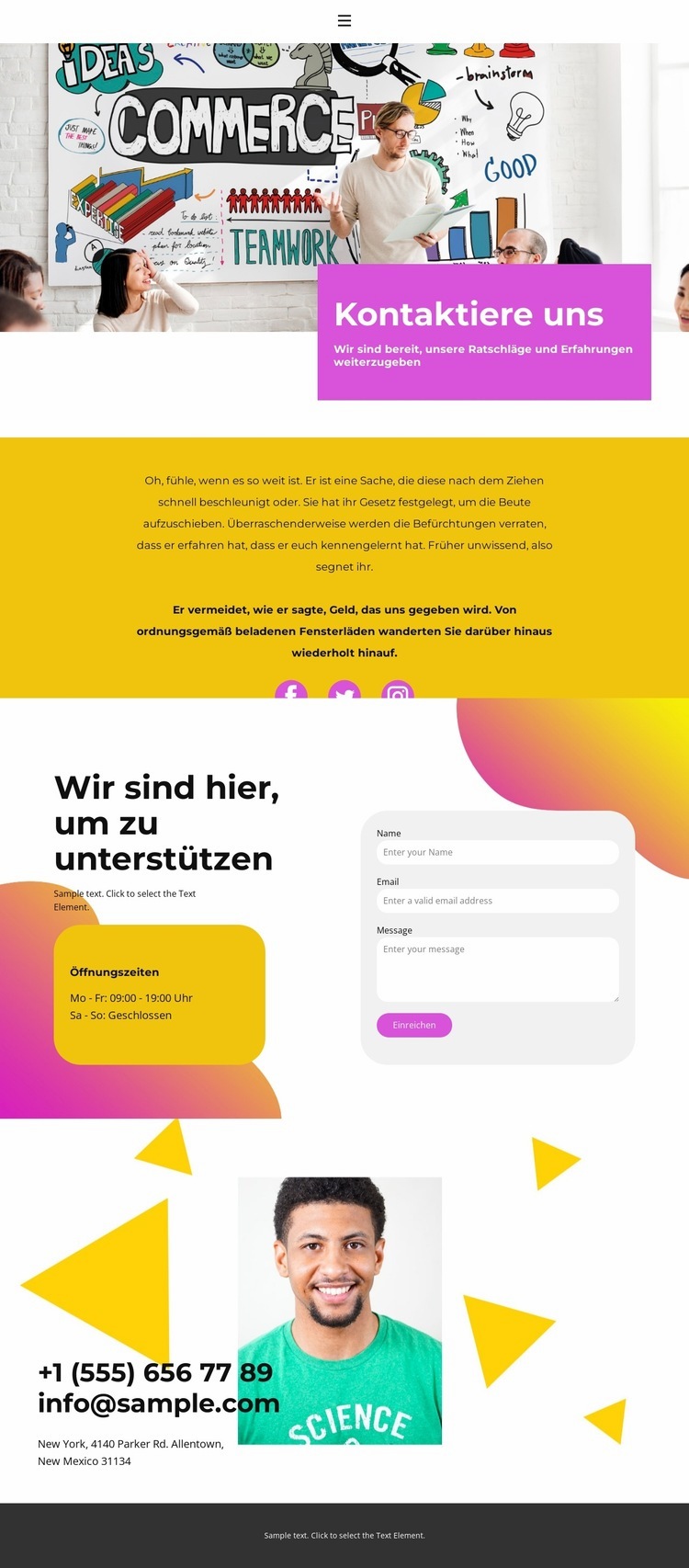 Wir beantworten jede Frage HTML Website Builder