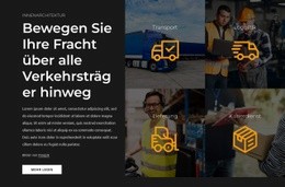 Bewegen Sie Ihre Fracht Über Alle Verkehrsträger Hinweg - Premium-Vorlage