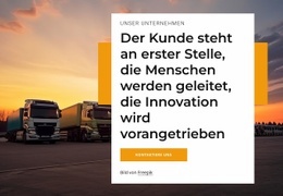 Weltmarktführer In Der Logistik – Kostenloses Website-Mockup