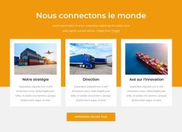 Nous Connectons Le Monde Éléments D'Interface Utilisateur