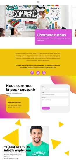 Page De Contact