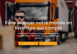 Nos Services De Ramassage Et De Livraison - Modèle HTML5 Réactif